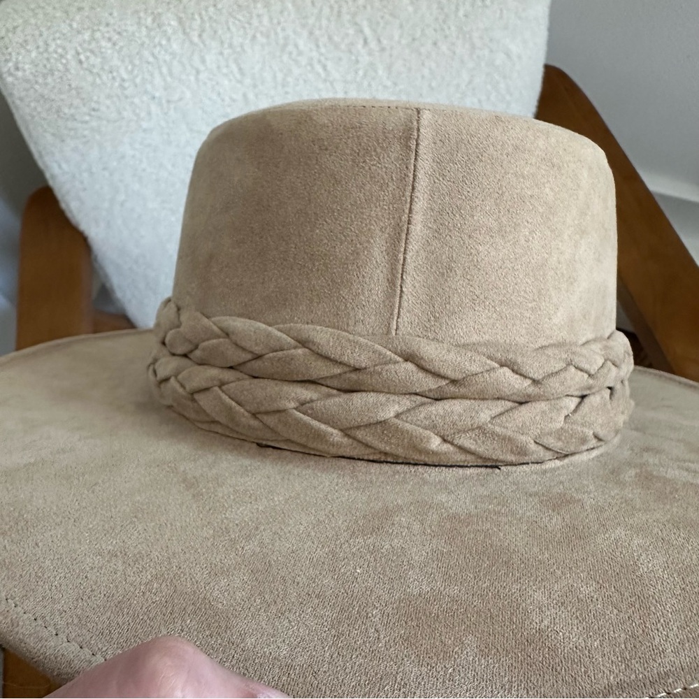 Anthropologie ASN Ashton Trimmed Boater Hat - Picture 7 of 7